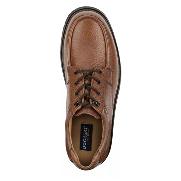 Dockers GLAZIER Men's Brown Compfort Leather Shoes CASUAL walking, LACES 11 M - Picture 4 of 14
